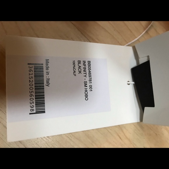 🔥🔥Givenchy Infinity Small Black Leather Hobo Bag - Picture 7 of 10